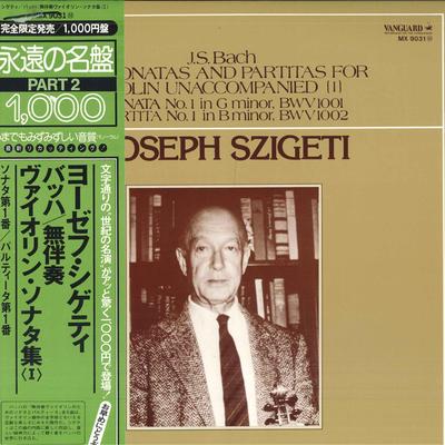 LP Record JOSEPH SZIGETI - Bach: Six Sonatas And Partitas For  MX9031M VANGUARD 1978 Japan Obi Classical Used