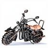 Retro Model Motocykla Harley Nostalgia Żelazo Kute Metalowy Rower Pokój Chłopca Ozdoba na Biurko Prezent Urodzinowy dla Mężczyzn