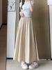 Women's Yellow Yamamoto Summer Skirt Pants 2025 - Small, Thin, Drapey, Loose, Casual, Ice Silk, Wide-Leg Trousers