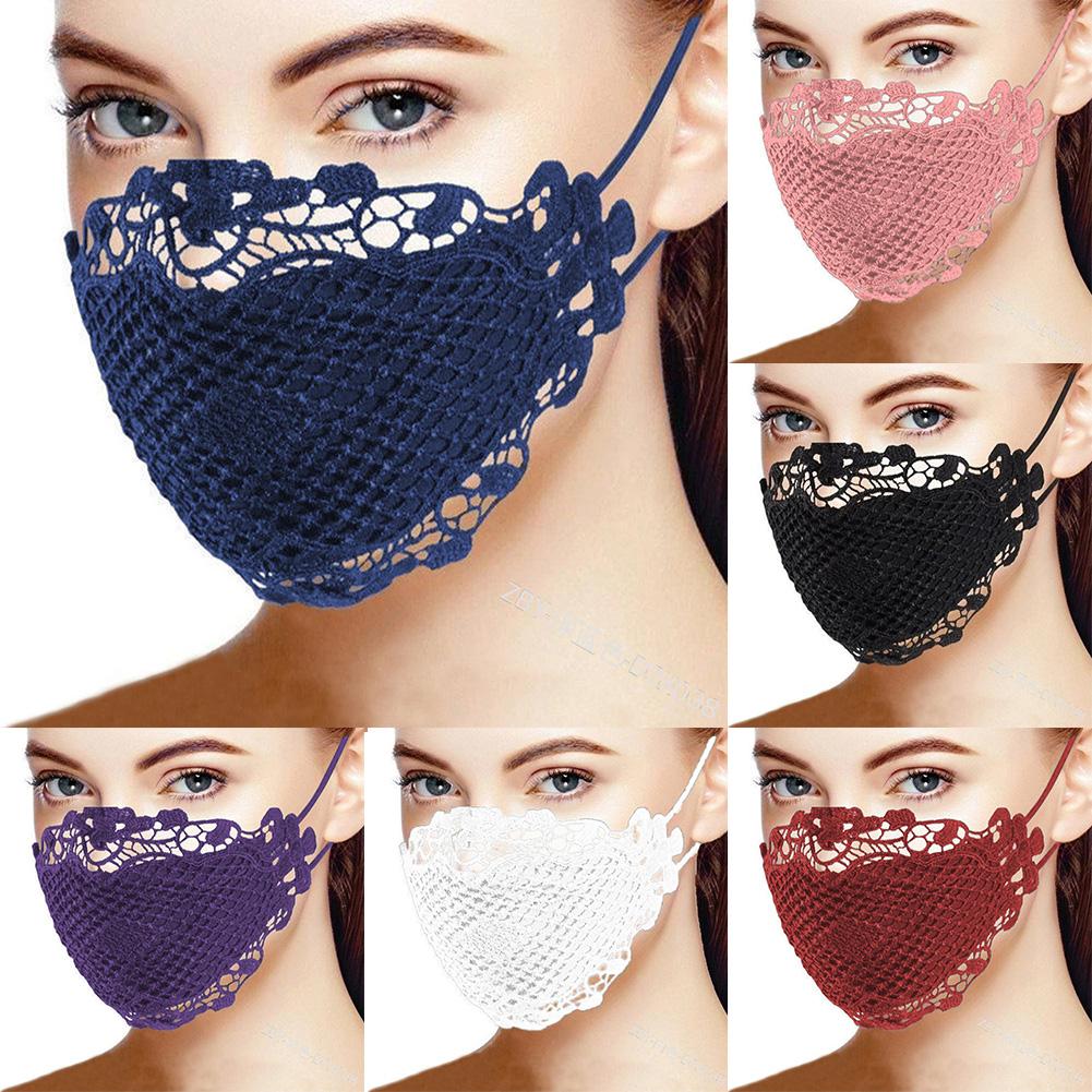 Lightweight Reusable Lace Mask for Women Stylish Protection for Cosplay