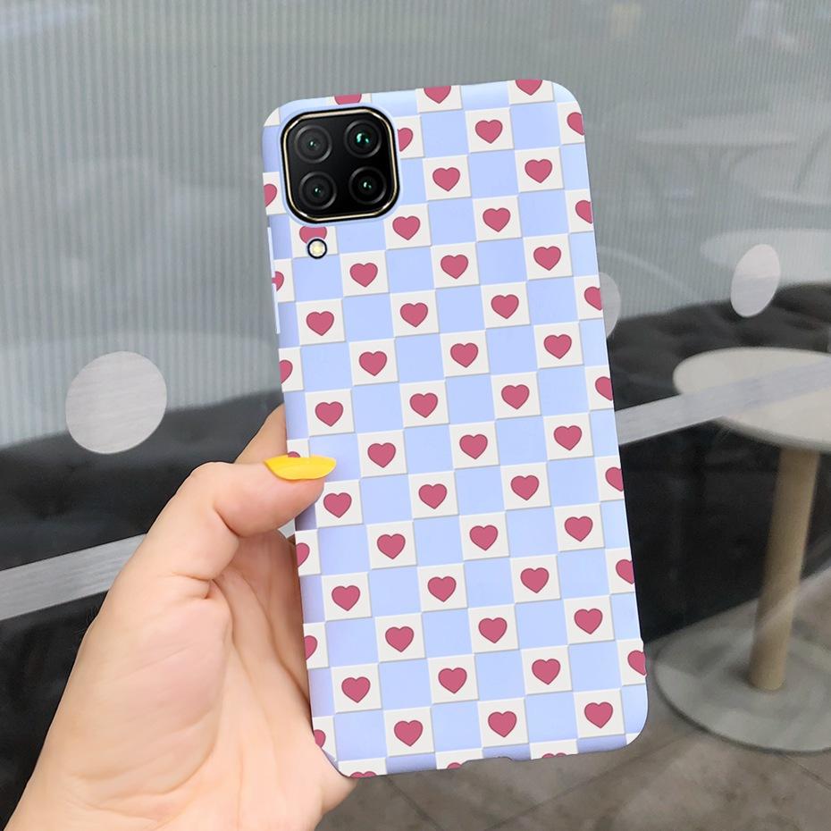 For Huawei P40 Lite Case Silicone Cute Cover Cases For Huawei P40 Lite E Cover Fundas P40Lite P 40 P40 Lite E TPU Coque Bumper