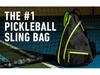 Versatile Lightweight Crossbody Bag for Tennis, Badminton, and Pickleball Rackets with Large Capacity
