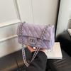 Rhombus Chain Bag Women's New Niche Design Versatile Fashion Small Square Bag Shoulder Messenger Bag