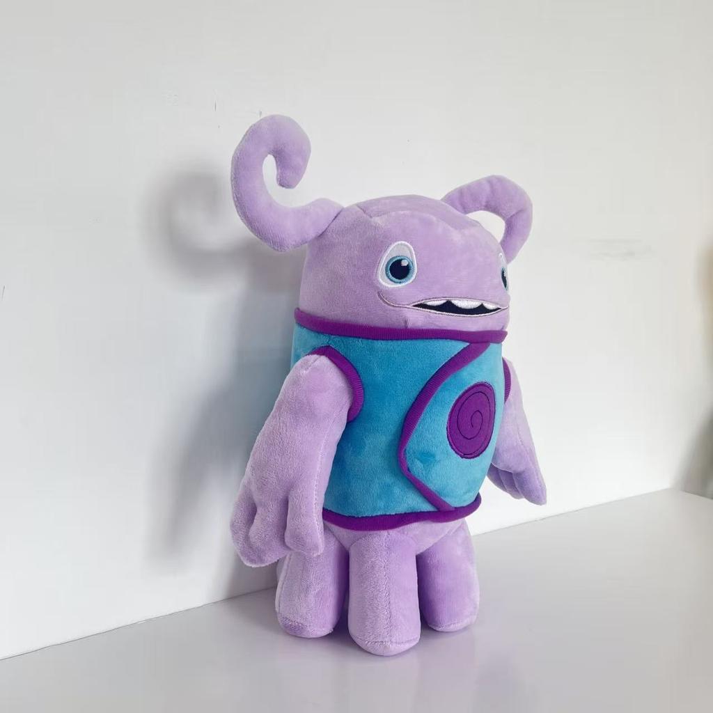 Funny Dreamworks Home Plush Dolls Holiday Game Purple Elien Stuffed Doll 30cm Height Birthday Gifts Toys for Room Decoration