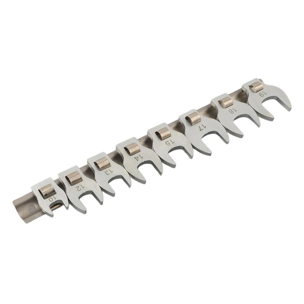 Bent Bar Wrench 3/8 Inch Drive Wrench Greasy Environments 3/8 Drive Ratchet Compatible Double End Socket Excellent Material Gear
