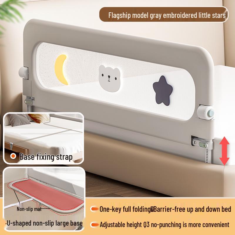 Folding Baby Bed Rail: Anti-Fall Protection Guardrail for Kids