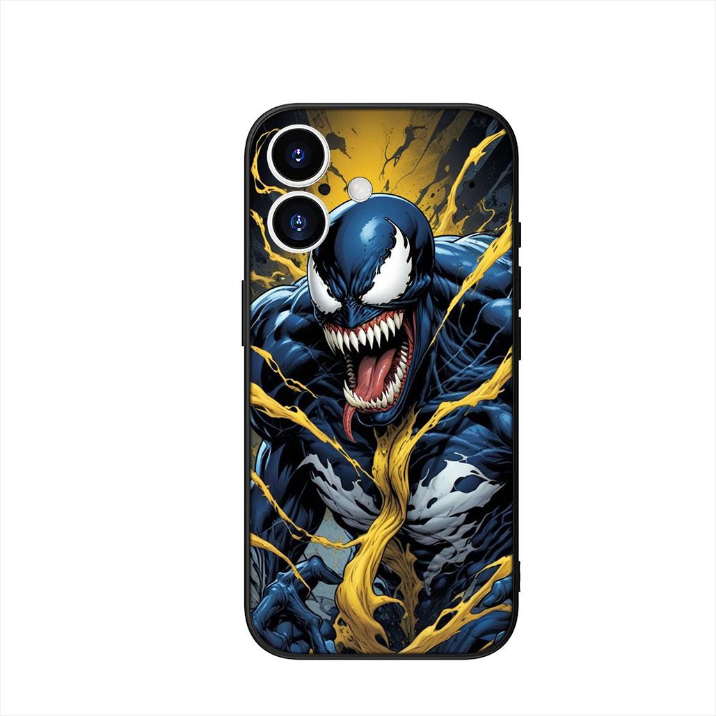 

Marvel Wallpaper Venom Cover Phone Case for Apple iPhone 16 15 14 Plus 13 12 Mini 17 Pro Max + 16E Air 16+ ProMax iPhone 16 Pro Max