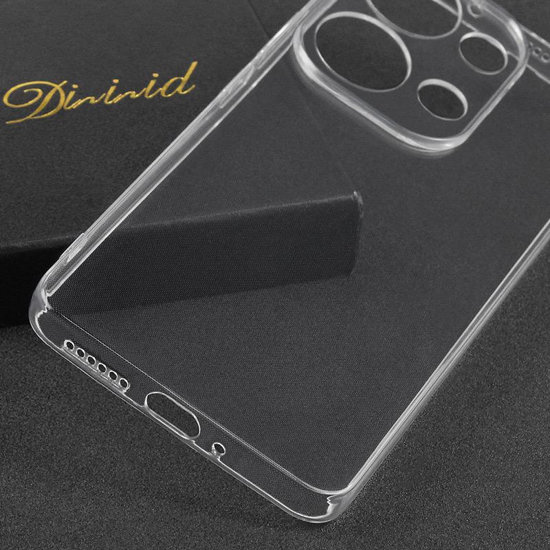 For Xiaomi Redmi Note 13 Pro 4G/Poco M6 Pro 4G TPU Case Clear Phone Cover Precise Cutout
