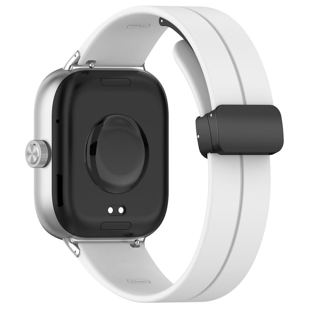 For Xiaomi Redmi Watch 4/Smart Band 9 Pro/8 Pro Silicone Strap Replacement Wrist Band with Folding Buckle