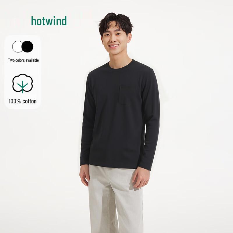 Hotwind Men s Classic Long Sleeve T-Shirt S