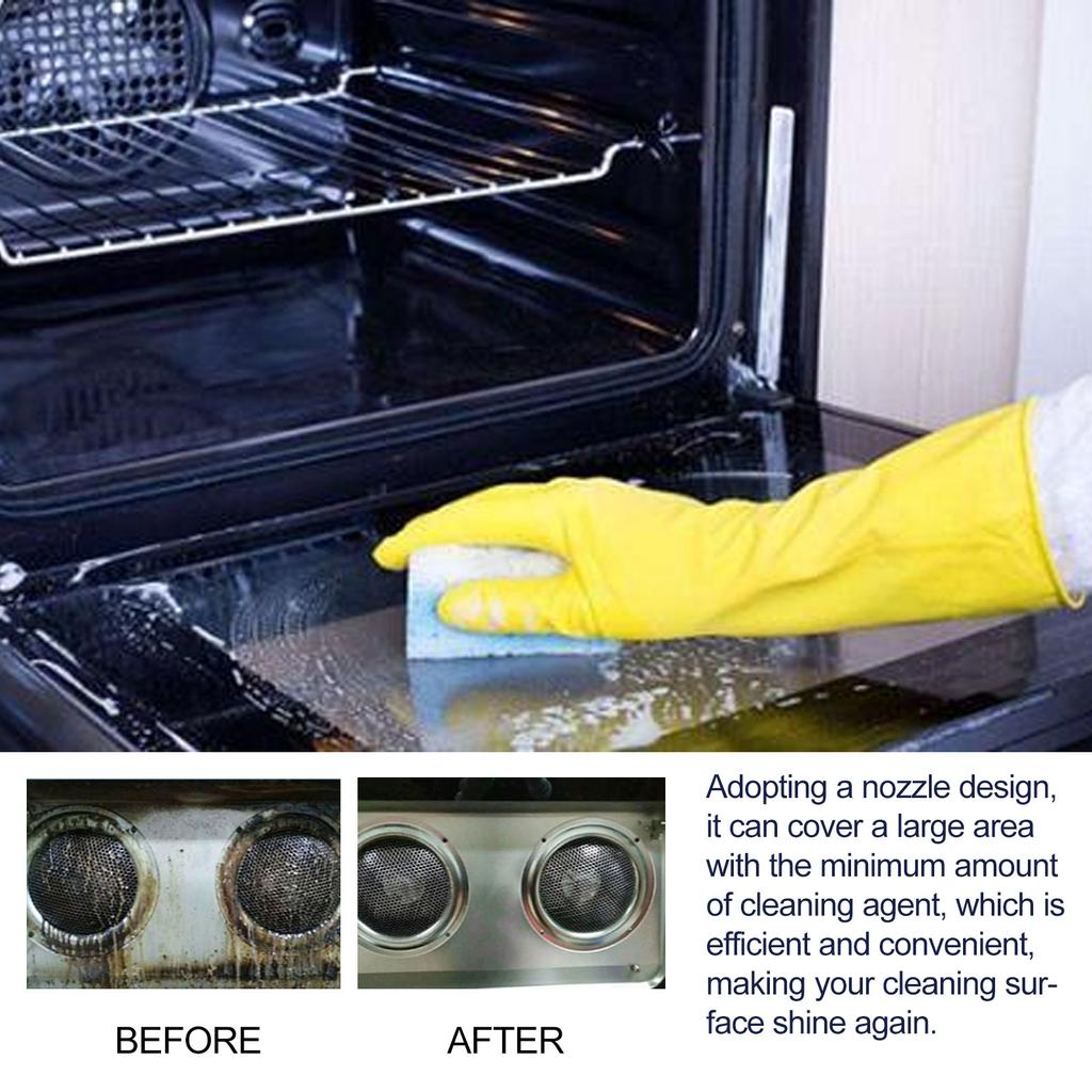 JUE-FISH Multipurpose Kitchen Cleaner Spray Rinse Free Rust Removal Decontamination Effective Degreaser Home Oil Dirt Cleaning Products