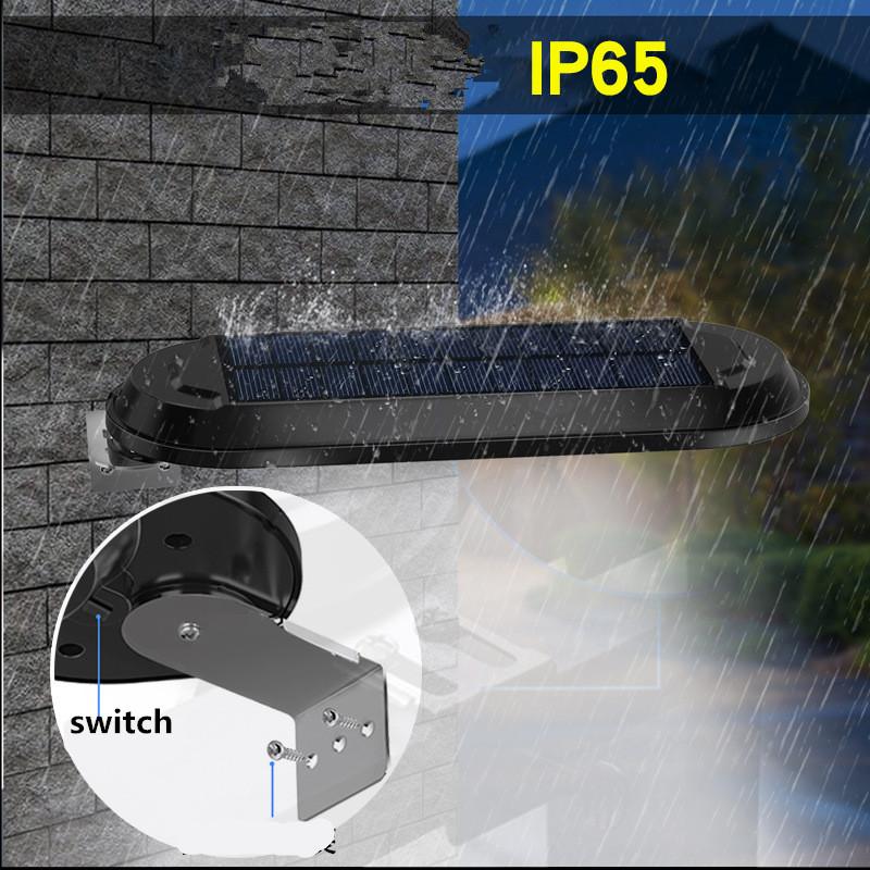 18LEDs Solar Powered Light Control Street Wall Lamp for Outdoor Garden Fence