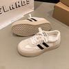 Casual Mesh German Training Shoes Women's 2025 Summer New Breathable Sports Board Shoes Versatile Retro Platform White Shoes