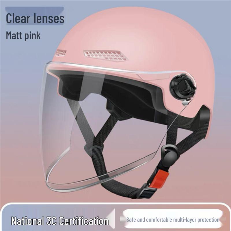 Universal Electric Vehicle Half Helmet: All-Season Sun Protection for Men & Women