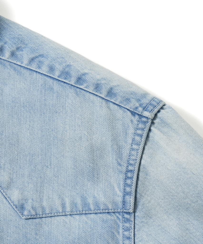 Poteoli Light Denim Shirt (Light Blue)