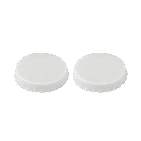 2Pcs Bottle Cover Reusable Silicone Can Lid Cover Leak-Proof Soda Beer Bottle Stoppers for Home Refrigerator