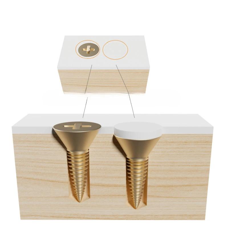 8MM Schaft Hss Senker Fräser Schraubenausdreher Holzbearbeitung Lochöffner Bohrer Fräser Für Holzlegierung Stufenbohrer