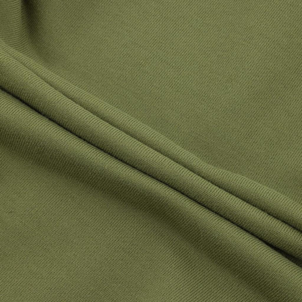 Vans Solid Color V-Neck Single-Breasted Cardigan Women Tops Green VN000BYTC89