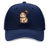 Cute Standing Capybara Ponytail Cartoon Animal Illustration Sandwich Baseball Cap Unisex Women Sun Cap Outdoor Workouts Hat
