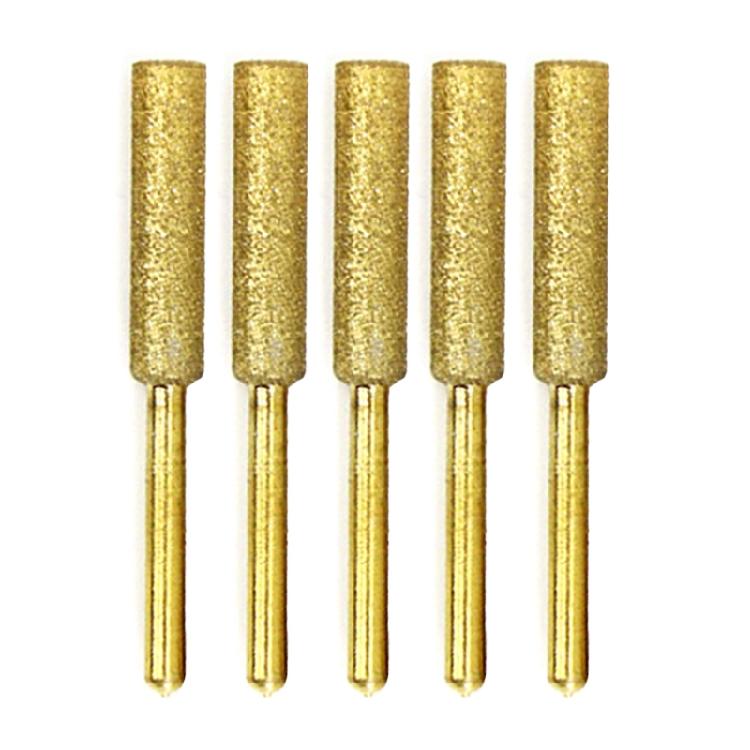 Coated Diamond Cylindrical Grinding for Head 30-4-4.8-5.5 Mm 5 Pcs