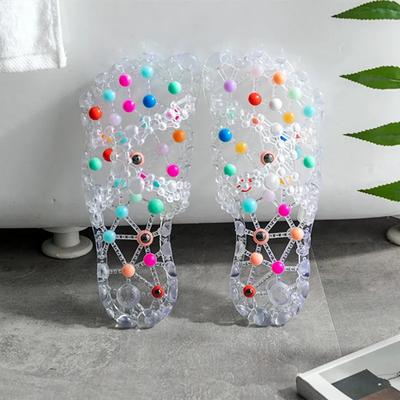 Fashion Massage Slippers Women Health Foot Therapy Anti-slip Summer Sandals Bathroom Quick-drying Footwear Couples Home Health Sandalias