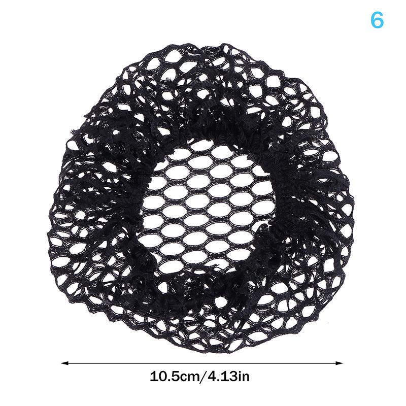 Mesh Crochet Hair Net For Women Invisible Bun Cover Hair Net Ballet Dance Skating Stretchable Hairnet Work Hair Accessories