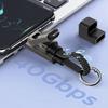 4 in 1 65W Keychain 65W with V/A/W Display PD Fast Charging Cable with Portable Cord Type C Portable Fast Charging Cable Laptop