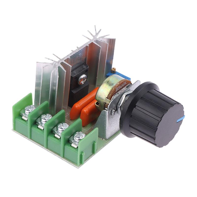 1Pcs 2000W Verstelbare Motor Speed Controller Voltage Regulator Ac Motor Speed Controller 50-220V 25A Motor