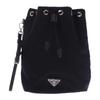 1NS369 Pouch Black Nylon Women