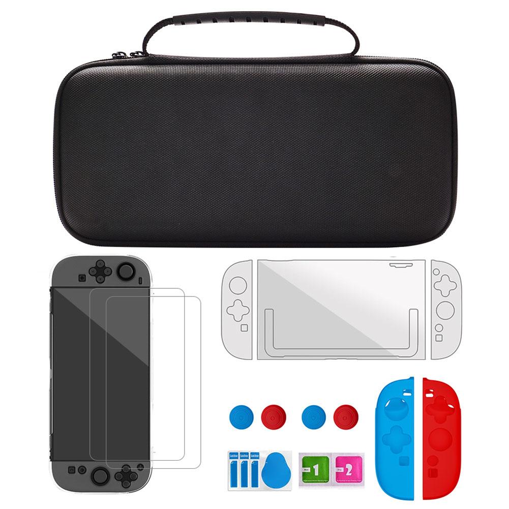 Switch 2 Portable travel bag handle protective case screen tempered film set