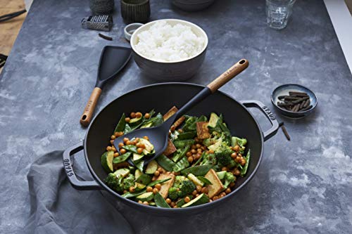 Staub "Silicone Wok Turner" Spatula [Official Japanese Product] Ustensiles Wok Turner 40503-101