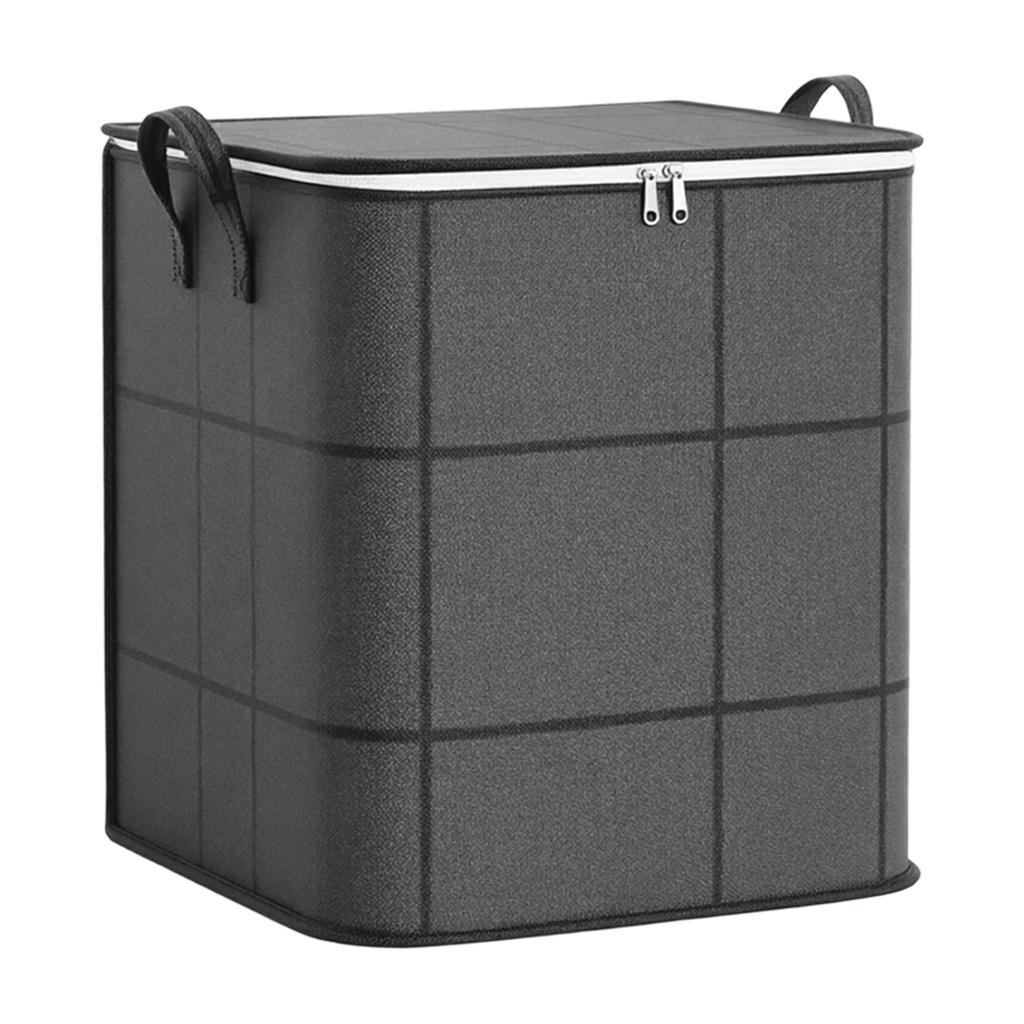 Dust-proof Quilt and Bedding Storage Box, Dust-proof Bedding Storage Box, Large Capacity, Reinforced Handle, Fixed Zipper, Folding Design