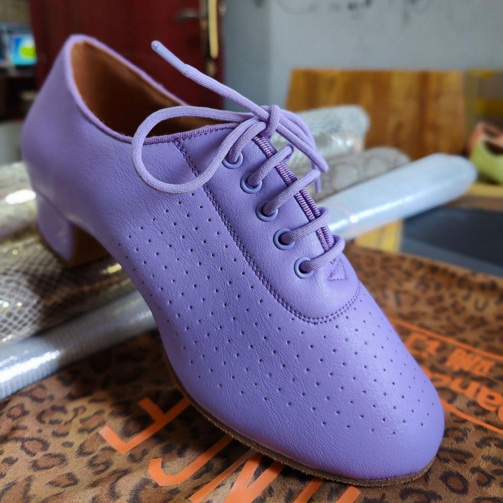 Dance Paladin Dance Shoes Adult Women Cowhide Teacher Shoes Indoor Soft Sole Professional Training Dance Shoes