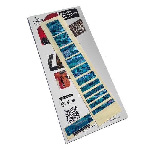 Inlaystickers Jockomo Standard Block/Avalon Blue Guitar Inlay Sticker
