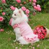Lotus Leaf Edge Pet Base Dress Soft Comfortable Doggy Sleeveless Apparel Pet Layered Skirt  Party