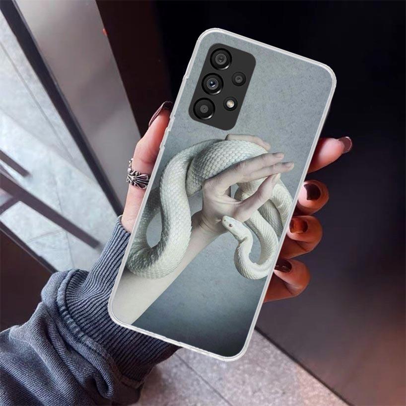 

Animal Leather Snake Scales Phone Case For Samsung Galaxy A17 A57 A37 A16 A26 A36 A56 A15 A25 A35 A55 A14 A13 A54 A53 A34 A24 A3 Samsung A34
