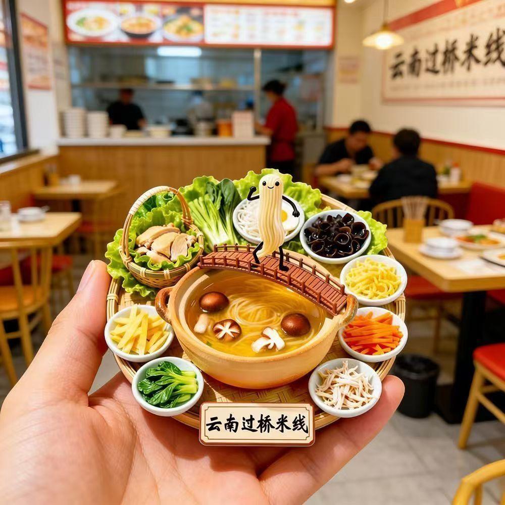 Resin Food Fridge Magnet Magnetic Refrigerator Sticker Cultural Heritage Tourism