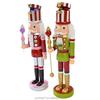 14. 9-inch Christmas Nutcracker Ornament, Wooden Nutcracker Figures King Soldier Nut Cracker Christmas Party Supplies Home Party Table Centerpiece
