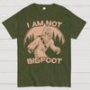 I Am Not Bigfoot Cotton Summer Casual Cool Loose T-Shirt