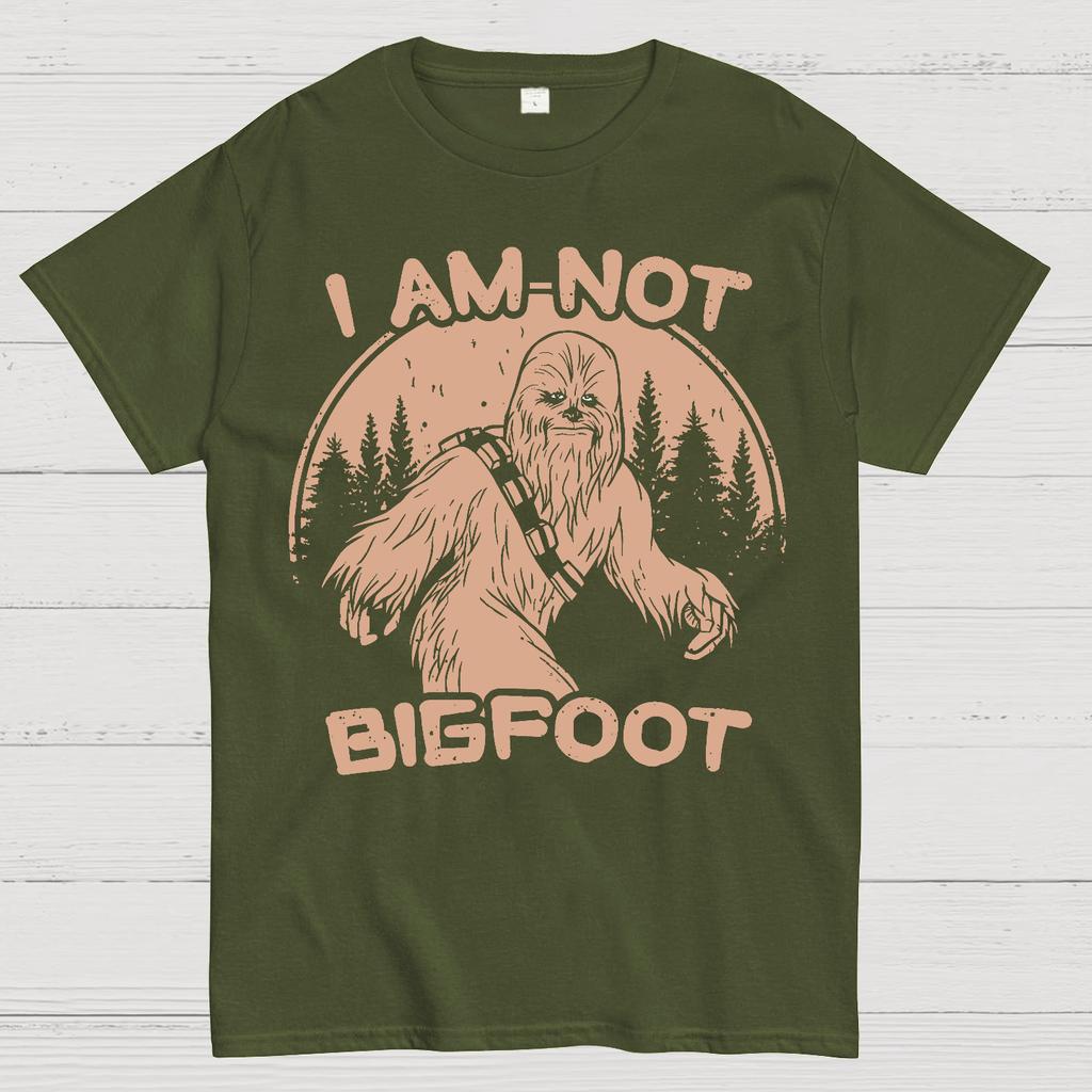 I Am Not Bigfoot Cotton Summer Casual Cool Loose T-Shirt