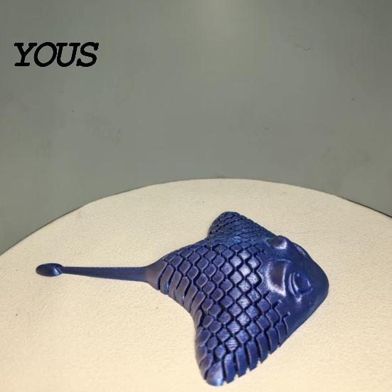 Decorative Items for Bedroom 3D Printed Manta Ray Fidget Toy, Flexible Articulated Sea Animal Figurine Creative Office Ornaments Desktop Decoration,