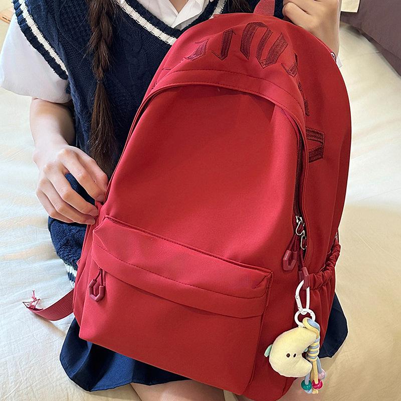 Schoolbag schoolbag backpack going out for leisure multi-function large capacity lightweight backpack trendy female college student junior high school