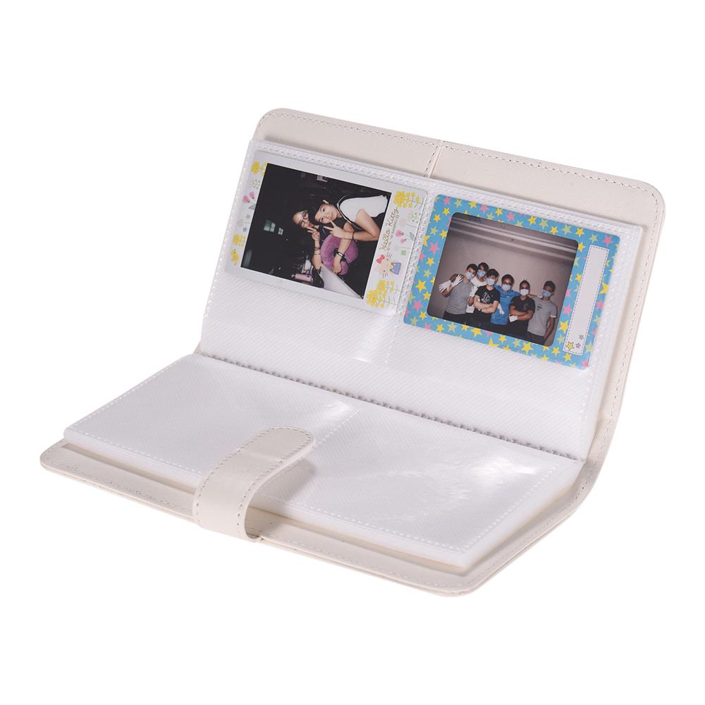 80 Pockets Portable Mini Photo Album Photo Pictures Book Album with Magnetic Closure for Fujifilm