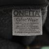 ONEITA Made in USA Long sleeve Half zip sweat XL black Men's Used