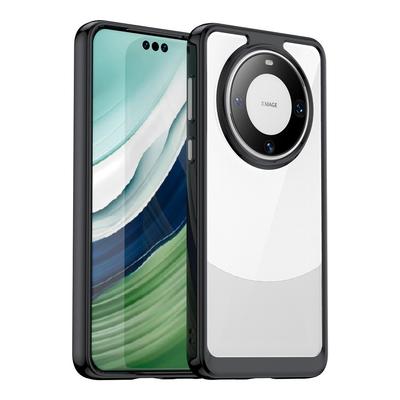 Transparant PMMA + TPU Hoesje Voor Huawei Mate 60 Pro Plus 60Pro 60ProPlus Mate60Pro Mate60ProPlus Kleurrijke Zachte Rand Shell Anti-Shatter Cover