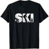 Men Women Snow Skiing Alpine Downhill Ski T-Shirt