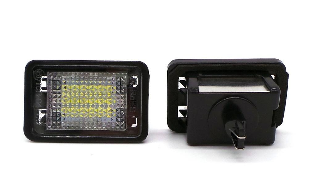 LED License Plate Light 2pcs Compatible with Mercedes GLK, 12V, Off-Road