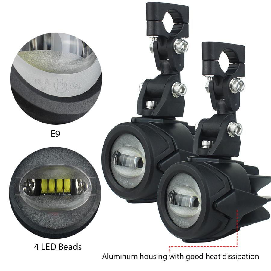 Auxiliary Fog Lamp Front Brackets Led Driving Light for BMW R1200GS Adventure LC F650GS F800GS F700GS Motorcycle Headlights