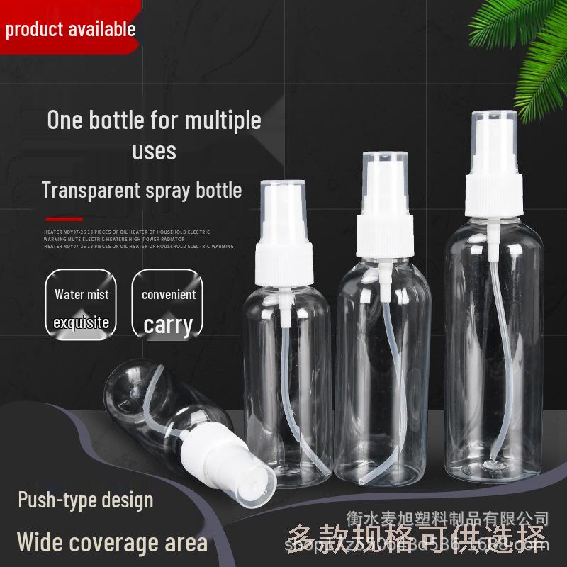 Transparent Spray Bottle, 5ml-100ml Sizes, for Makeup, Water, or Perfume