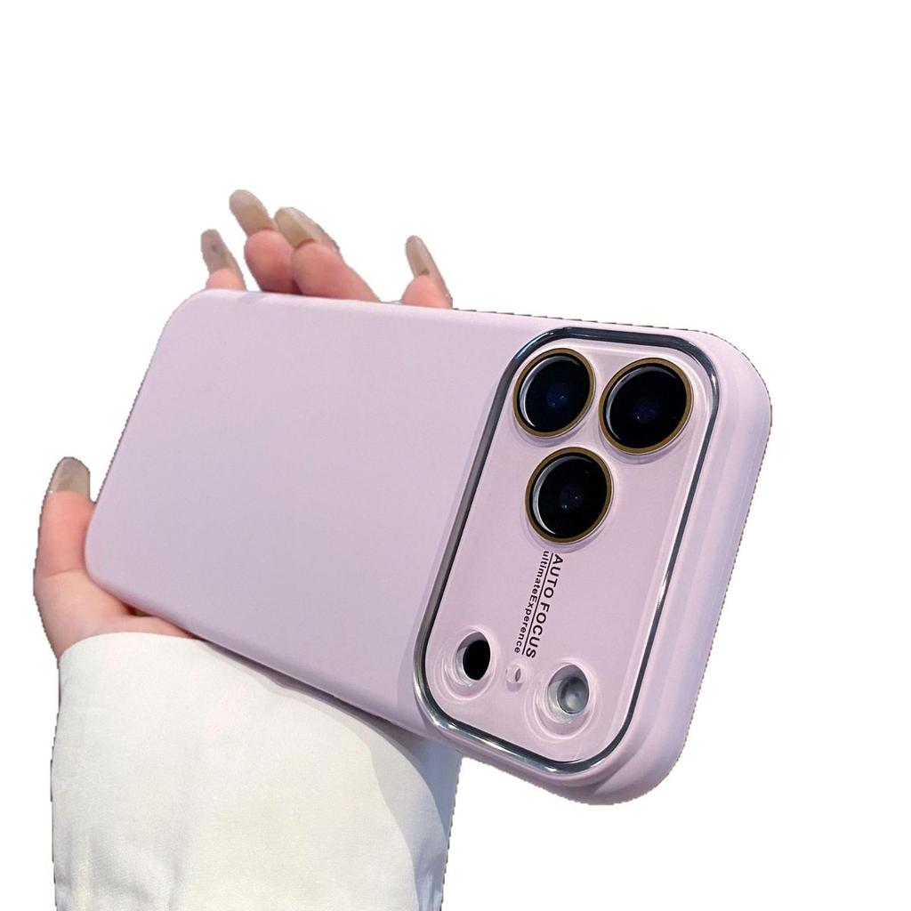 iPhone 17 Pro Max Liquid Silicone Lens Film Case, Full Coverage, Ultra-Thin, Anti-Drop